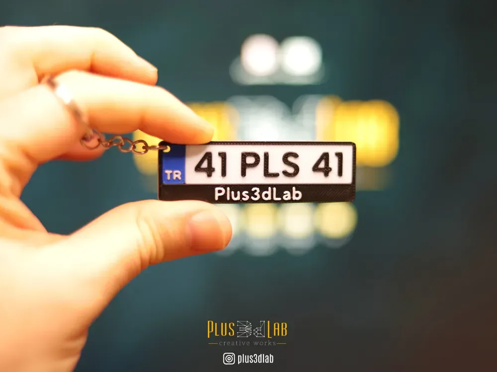 Custom License-Plate Tag