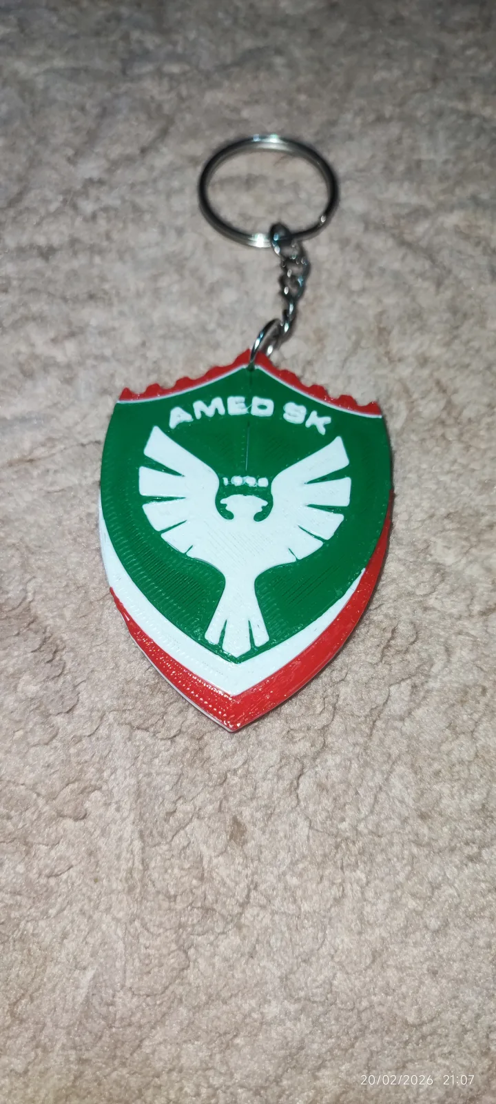 Amed Spor Logo Keychain