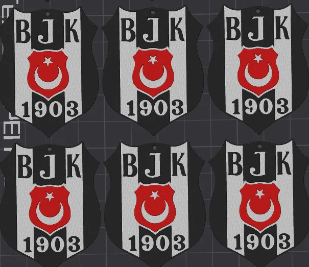 Besiktas Logo Keychain