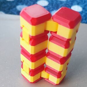 Düz Desenli Mini Katlaç – 3D Baskı (PLA+)